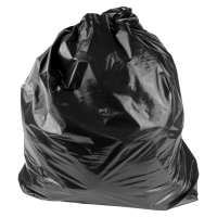 Большой мешок для мусора черный